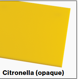 Citronella Opaquet COLORHUES 1/8IN - Rowmark ColorHues